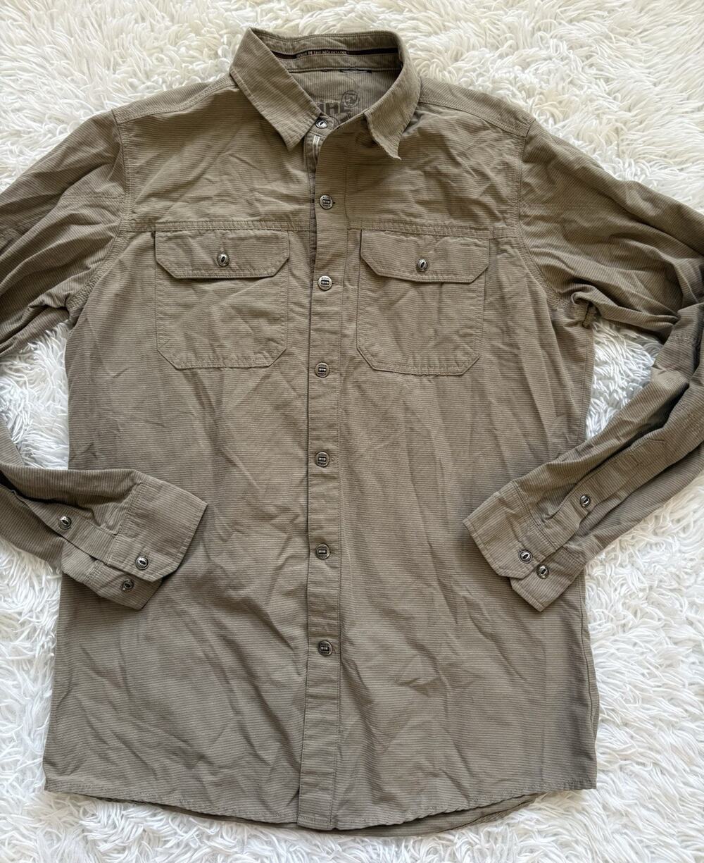 Kuhl Brown S Technical/ tactical/ utility Button Up. Exc. Condition & Quality